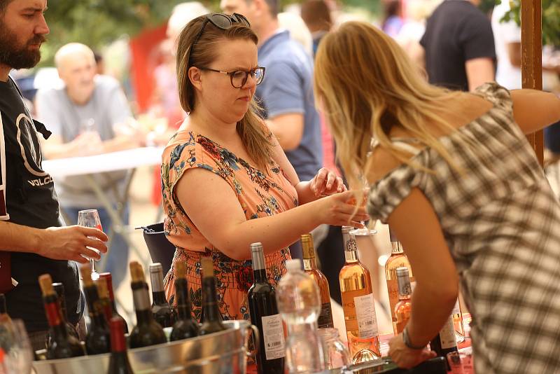 Poděbradský festival vína v pátek 19. srpna 2022.