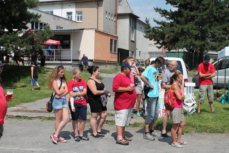 Z národního finále hasičské soutěže Dobráci roku 2016 v Nymburce.