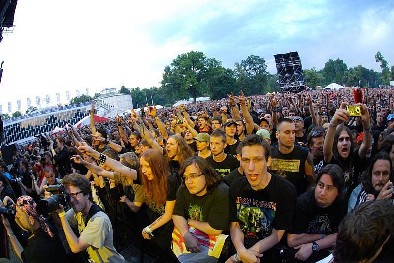 Metalový festival Sonisphere se letos z Milovic stěhoval na pražské Výstaviště