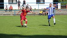 Z fotbalového utkání I.A třídy Slovan Poděbrady - Pšovka Mělník (4:1)