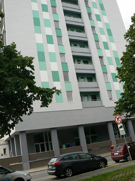 Zateplená budova nymburské Střední odborné školy a Středního odborného učiliště v ulici V Kolonii
