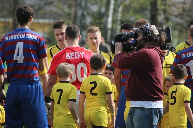 Z fotbalového utkání I.B třídy Loučeň - Pátek (4:0)