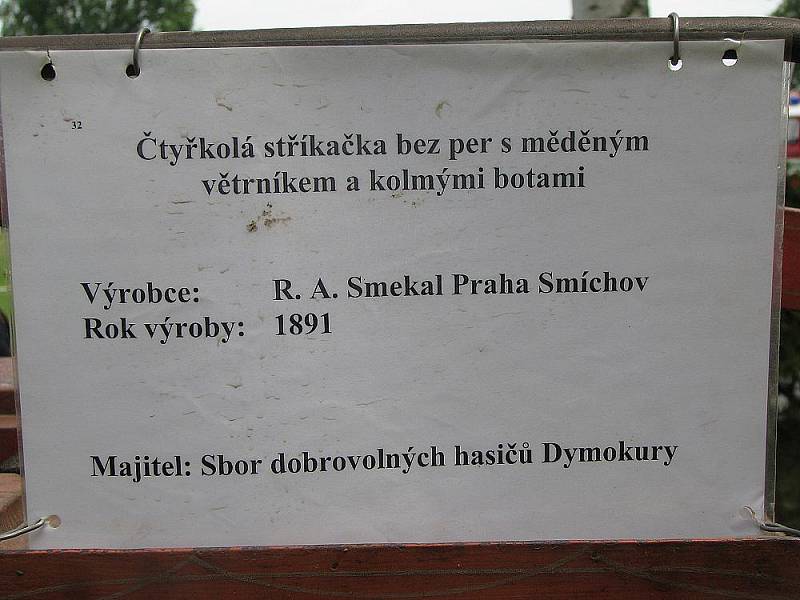 V Dymokurech oslavili v pondělí 115 let od založení Sboru dobrovolných hasičů.