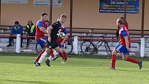 Z fotbalového utkání I.B třídy Městec Králové  - Slovan Poděbrady (0:1)