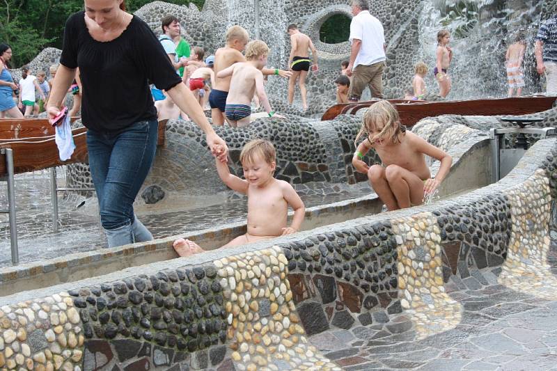 Milovický zábavní park Mirakulum v sobotu 25. července otevřel oficiálně nový vodní svět.