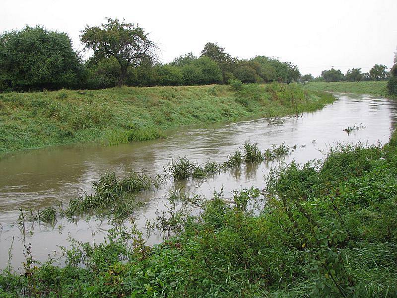 Mrlina v pondělí v deset dopoledne na trase mezi Nymburkem a Vestcerm