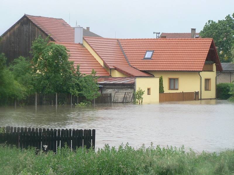 Povodeň ve Vestci a Křinci