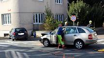 V pondělí kolem třetí odpolední se stala dopravní nehoda na křižovatce ulic Maršála Koněva a Masarykova.