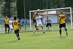 Z fotbalového derby I.B třídy Bohemia Poděbrady - Slovan Poděbrady (2:1)