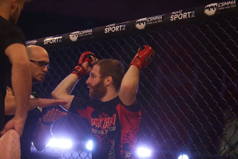 Galevečer MMA GCF 61 Cage Fight Nymburk se ve Sportovním centru konal v neděli 26. ledna.