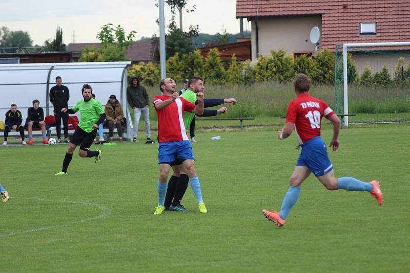 Fotbalisté Pátku sehráli přátelský zápas s celkem Kostomlat