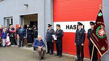 Slavnostní vzpomínkový akt u příležitosti výročí založení hasičského sboru se konal v Milovicích.