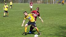 Z fotbalového utkání krajského přeboru Poříčí nad Sázavou - Bohemia Poděbrady (2:1)