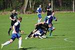 Z fotbalového utkání I.A třídy Slovan Poděbrady - Pšovka Mělník