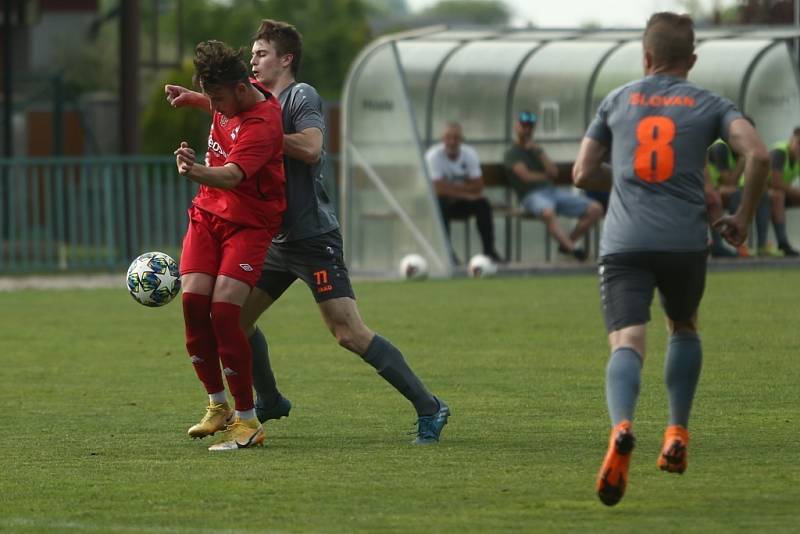 Z fotbalového utkání turnaje Sokoleč cup Velim - Slovan Poděbrady (3:1)