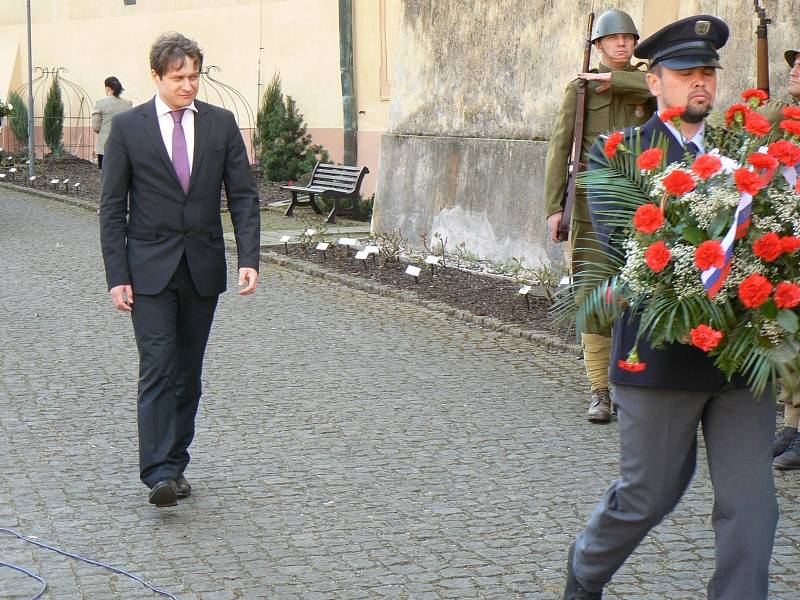 Pietní akce ke konci druhé světové války v Poděbradech