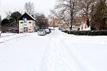 V noci na pondělí napadlo v Nymburce 10 centimetrů sněhu.