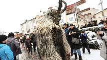 Krampus čerti v Lysé nad Labem v sobotu 4. prosince 2021.