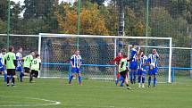 Z fotbalového utkání I.B třídy Sadská - Milovice (3:0)