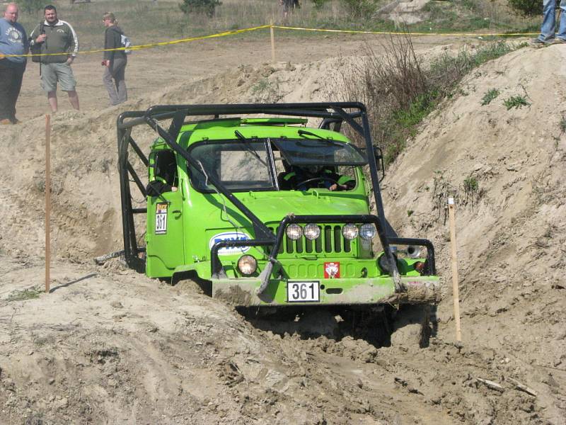 Ze závodů mistrovství České republiky v Truck Trialu.