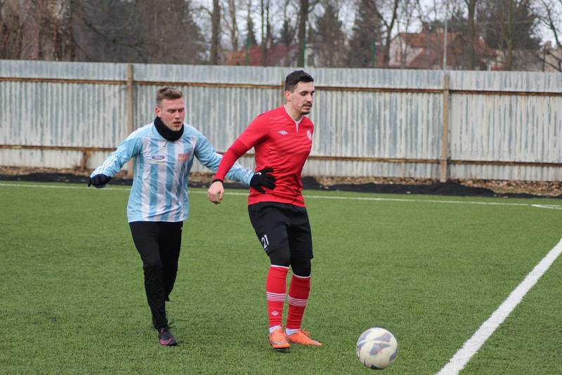 Z přípravného fotbalového utkání Bohemia Poděbrady - Ostrá (0:4)