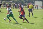 Z okresního fotbalového derby krajského přeboru Polaban Nymburk - Bohemia Poděbrady (2:1)