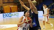 Basketbalový EuroCup Women: DSK Nymburk - ŽKK Cinkarna Celje 65:61.