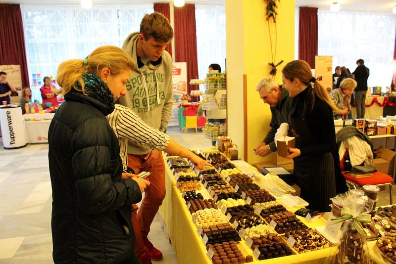 První čokoládový festival na Nymbursku se konal v prosinci 2017 v poděbradském Kongresovém centru na kolonádě.