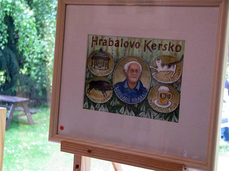 Hrabalovo Kersko na zahradě Lesního ateliéru Kuba