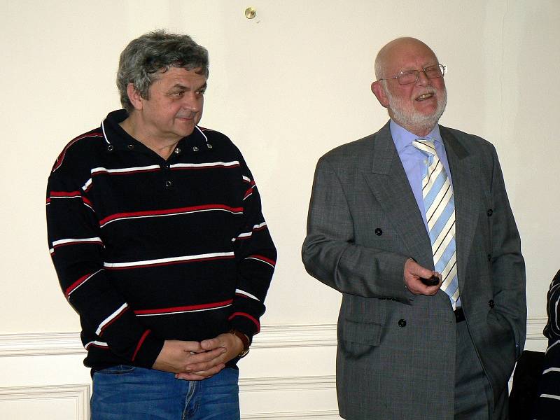 Fotograf Pavel Šticha (vpravo) a Roman Vlasák.