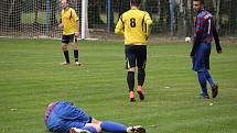 Okresní fotbalové derby I.B třídy vyhrála Loučeň, doma porazila Pátek 4:2.