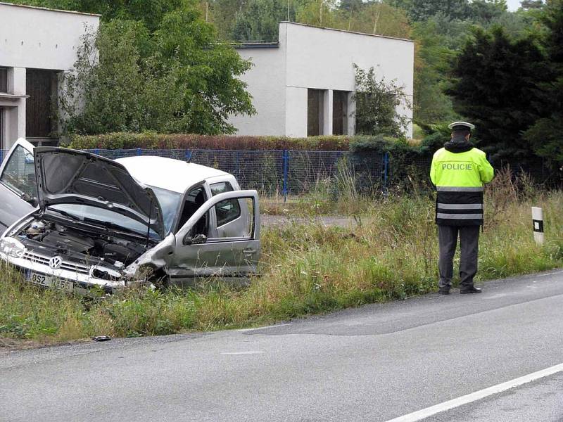 Dopravní nehoda v Babíně.