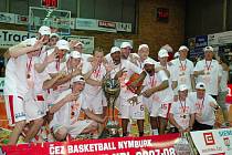 Basketbalisté Nymburka získali pátý titul mistra ligy v řadě