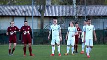 Z fotbalového utkání okresního přeboru Bohemia Poděbrady B - Polaban Nymburk B (0:2)