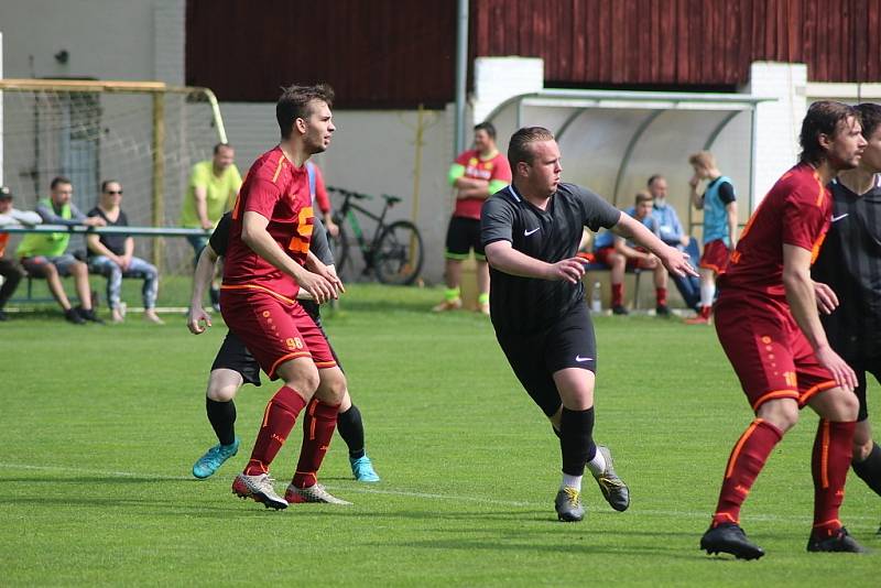 Z fotbalového utkání I.A třídy Slovan Poděbrady - Čáslav B