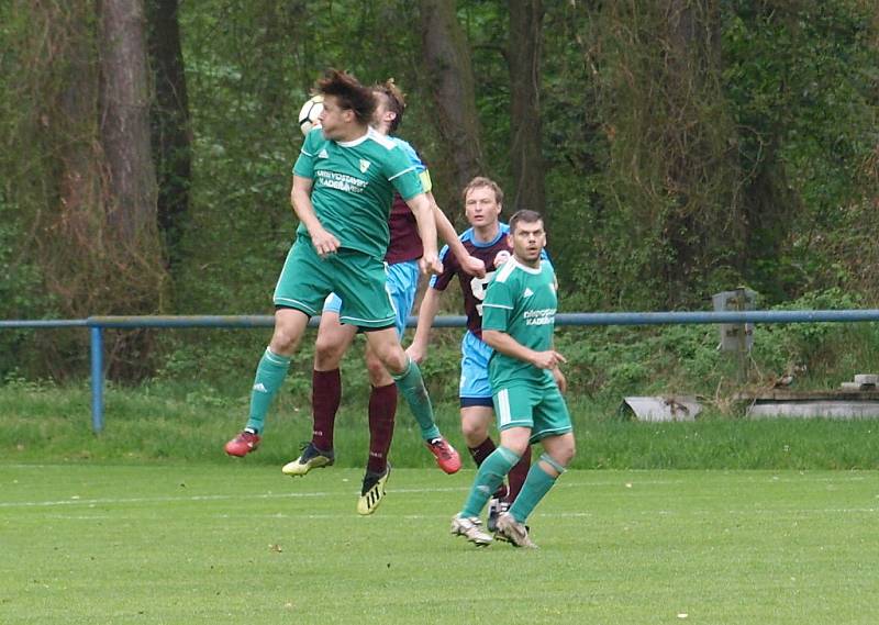 Z fotbalového utkání okresního přeboru Slovan Poděbrady - Přerov nad Labem (8:0)