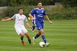 Z fotbalového utkání krajského přeboru Slovan Lysá nad Labem - Polaban Nymburk (0:3)