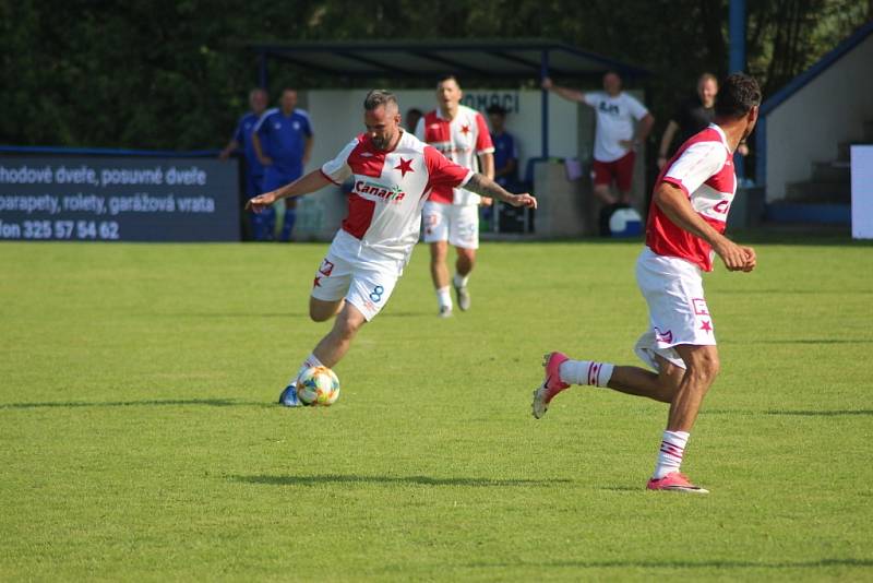 Fotbalové Krchleby slavily 90. výročí od svého založení. Přijela i garda pražské Slavie