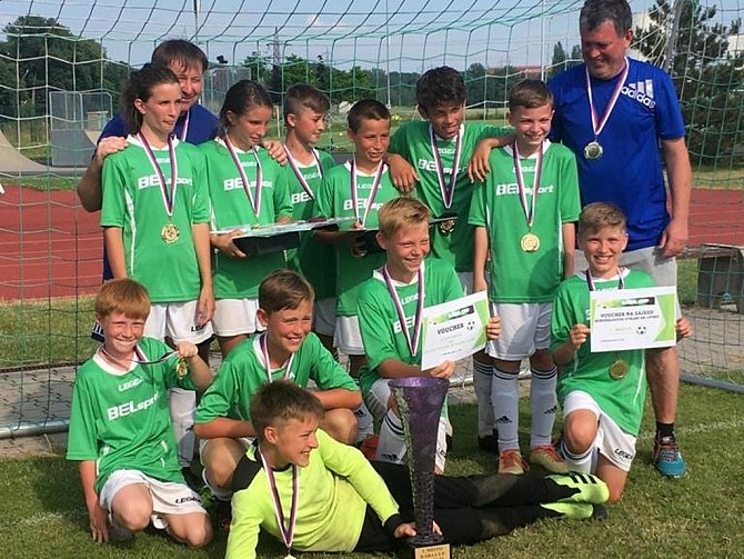 Mladší žáci Sadské vyhráli Kába cup