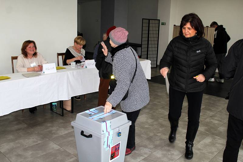 Mezi prvními byli hlavně senioři, ale přišli i zástupci střední generace a jeden mladší pár.