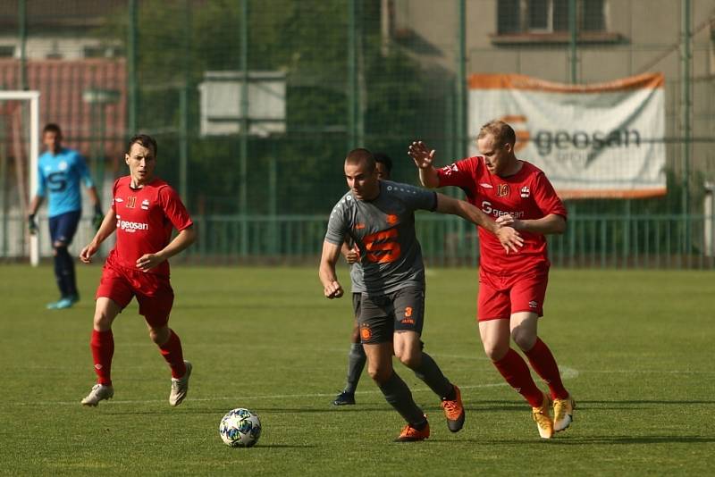 Z fotbalového utkání turnaje Sokoleč cup Velim - Slovan Poděbrady (3:1)