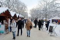 Vánoční trhy v Poděbradech zůstanou i pro příští rok na lázeňské kolonádě.