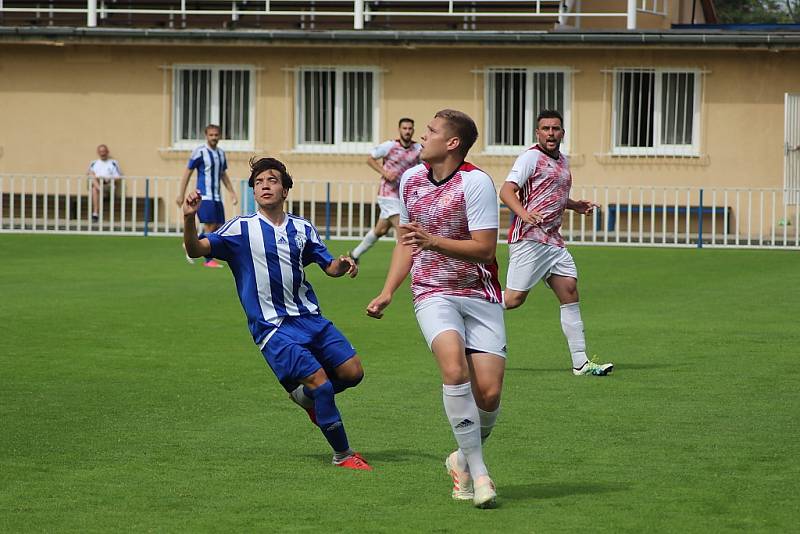 Z fotbalového utkání I.A třídy Union Čelákovice - Kosmonosy (3:3, PK 1:4)