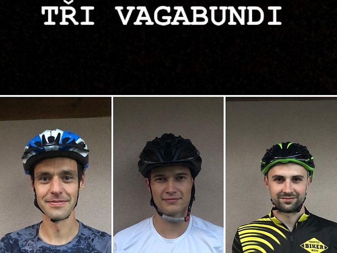 Trojice nadšenců - Ondřej Martínek, Lukáš Hruška a Martin Tůma - vyrazila na kolech z Poděbrad do Itálie