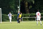 Z fotbalového derby I.B třídy Bohemia Poděbrady - Slovan Poděbrady (2:1)