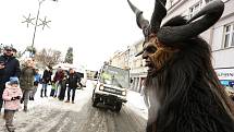 Krampus čerti v Lysé nad Labem v sobotu 4. prosince 2021.