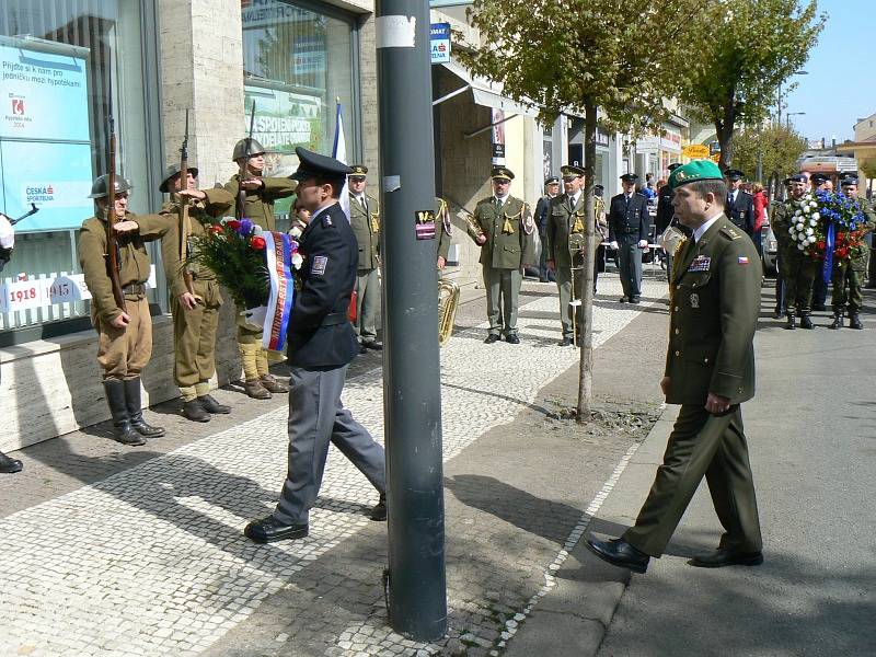 Pietní akce ke konci druhé světové války v Poděbradech