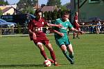 Z fotbalového utkání Postřižinského okresního přeboru Přerov nad Labem - Bohemia Poděbrady B (1:0)