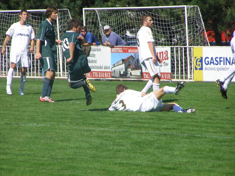 Ze zápasu Union Čelákovice - Česká Lípa (0:1)