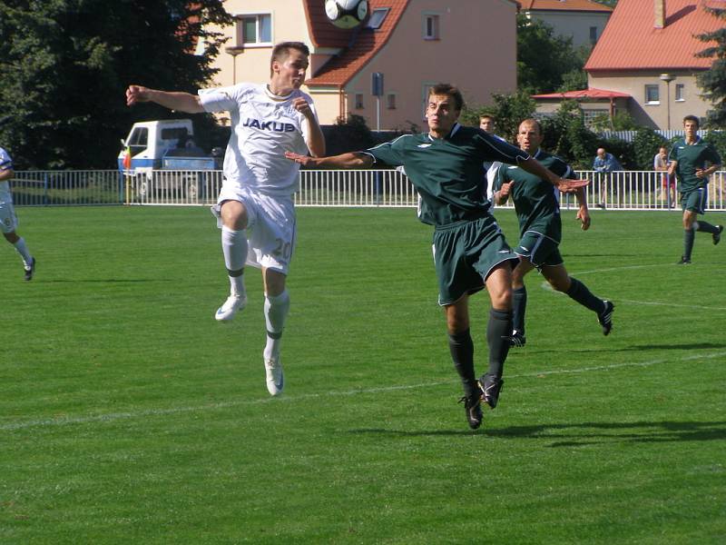 Ze zápasu Union Čelákovice - Česká Lípa (0:1)